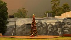 Australian towns evacuated over Christmas as bushfires rage