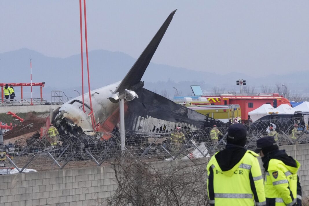 Jetliner skids off runway and bursts into flames while landing in South Korea, killing 179