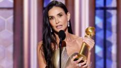 golden-globes-2025:-demi-moore’s-oscar-hopes-boosted-after-acting-win