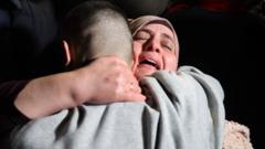 Freed Palestinian prisoners reunite with family and friends