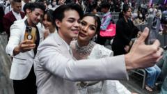 Thailand: Couples wed in a riot of colour as same-sex marriage becomes legal
