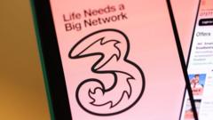 Three investigates 999 calls not getting through during outage