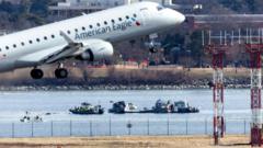 Recovery efforts after passenger jet and helicopter collide in DC