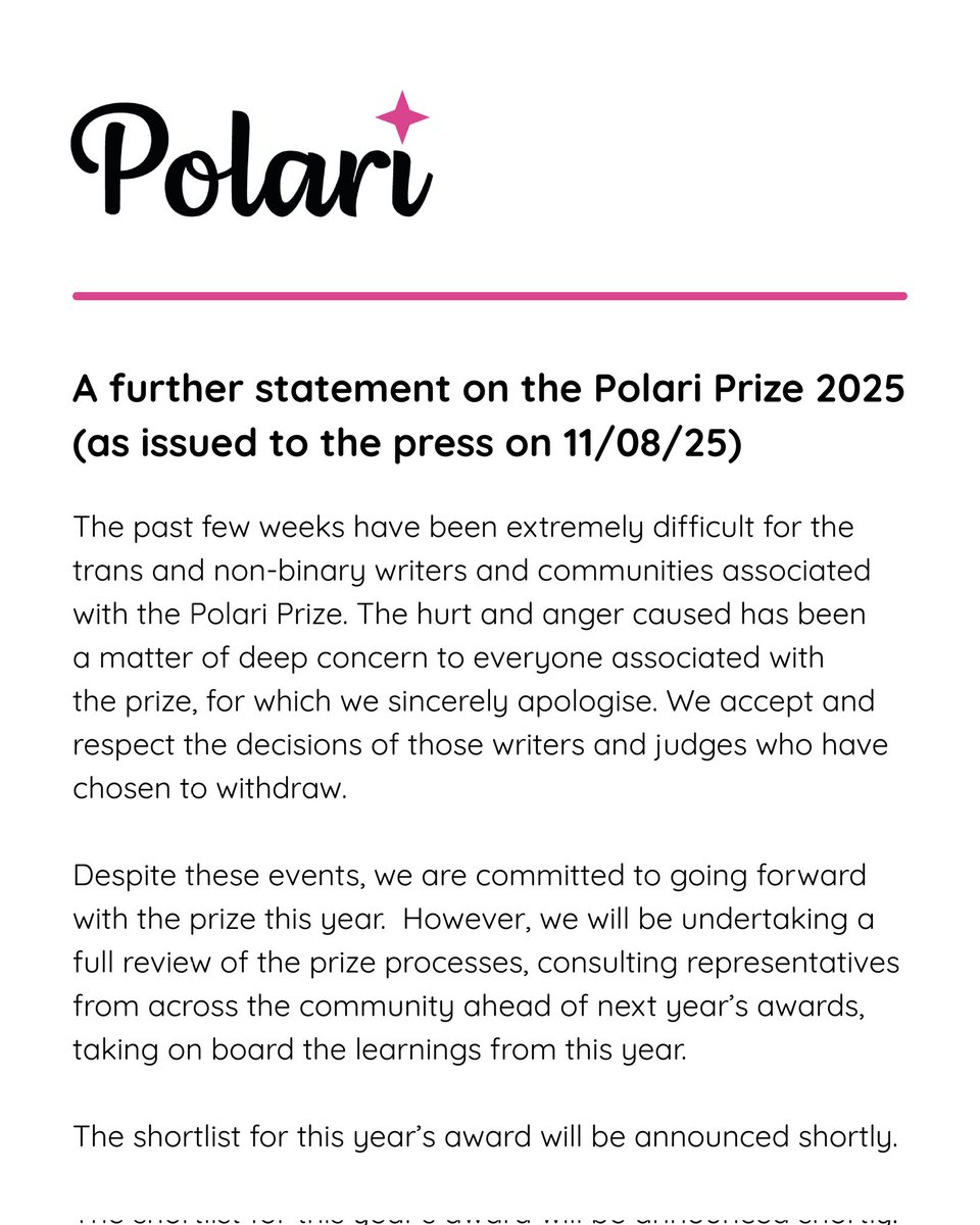 polari-prize-organisers-cancel-book-prize-over-trans-controversy
