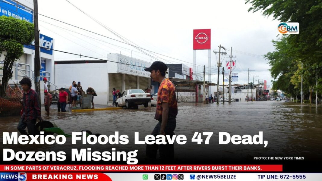 Mexico floods: Rescuers search for missing in towns across five states