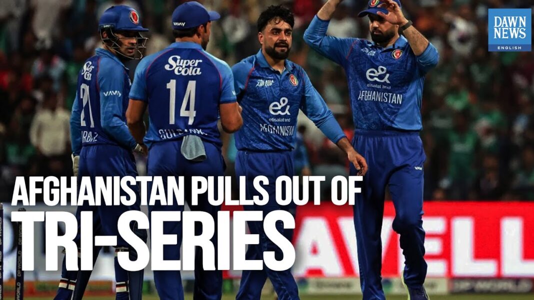 Afghanistan pulls out of cricket series after it says Pakistan air strike killed local players