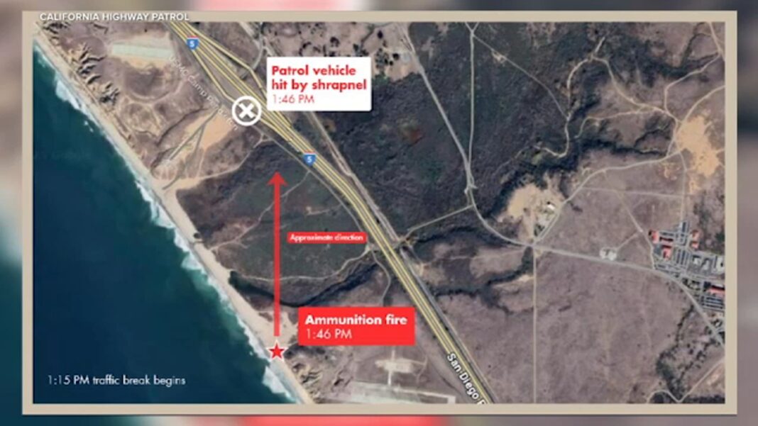 shrapnel-hits-cars-on-california-highway-during-marines-celebration shrapnel-hits-cars-on-california-highway-during-marines-celebration