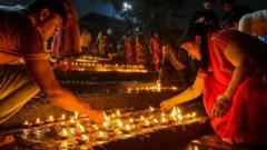 Diwali: India sparkles as millions celebrate the festival of lights