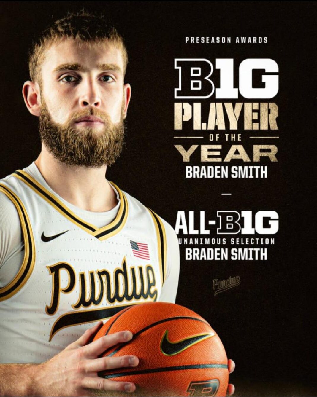 purdue’s-smith-earns-unanimous-ap-preseason-all-america-honors,-joined-by-texas-tech’s-toppin