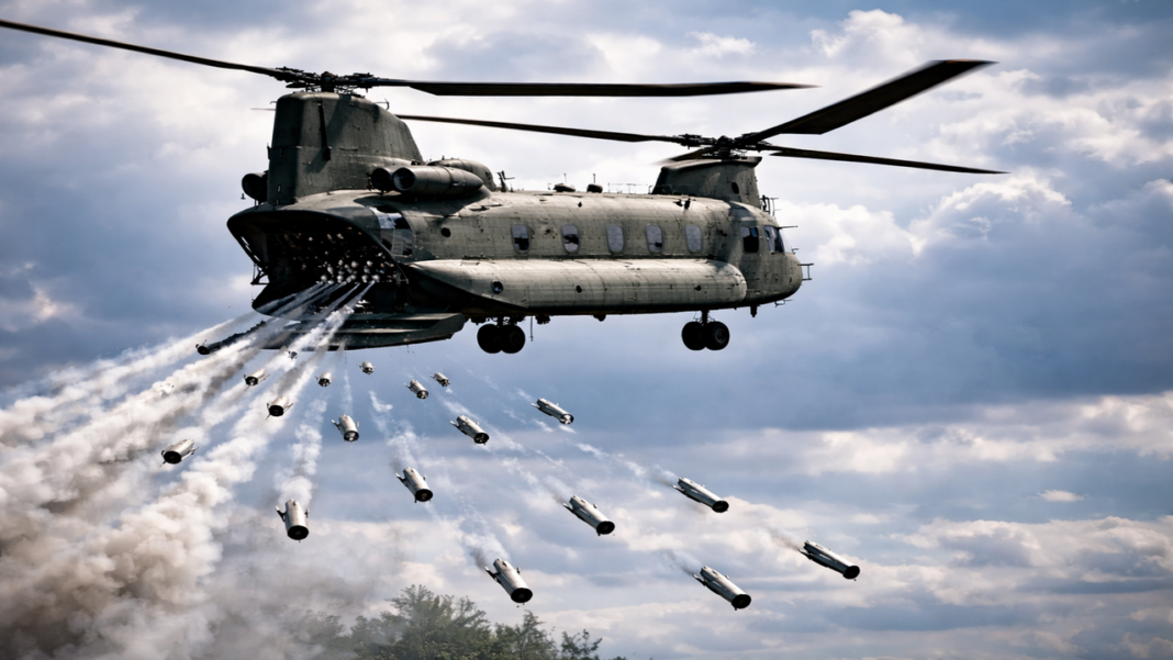 “The Future of the CH-47 Chinook” — See Boeing’s Legendary Twin Rotor Morph Into a Massive Drone-Swarming Mothership as the Iconic “the-future-of-the-ch-47-chinook”-—-see-boeing’s-legendary-twin-rotor-morph-into-a-massive-drone-swarming-mothership-as-the-iconic