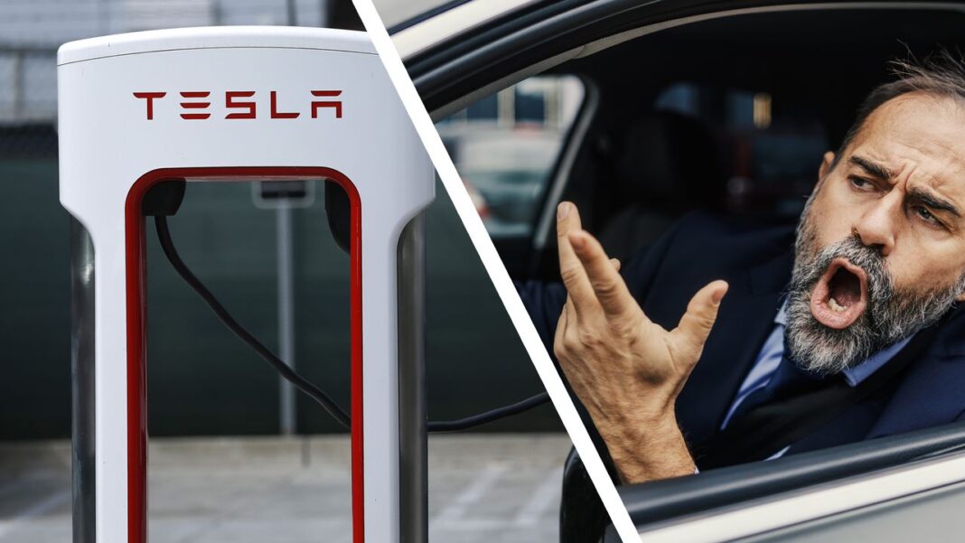 Tesla rolls out ‘Virtual Queue’ upgrade to prevent Supercharger fights — as drivers report witnessing ‘multiple screaming arguments after someone jumped the line’ tesla-rolls-out-‘virtual-queue’-upgrade-to-prevent-supercharger-fights-—-as-drivers-report-witnessing-‘multiple-screaming-arguments-after-someone-jumped-the-line’