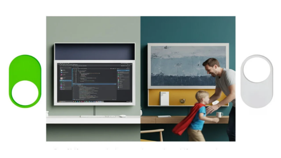 Student designed monitor transforms into digital art frame student-designed-monitor-transforms-into-digital-art-frame