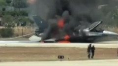 Greek F-16 fighter jet crash-lands at busy Zakynthos airport greek-f-16-fighter-jet-crash-lands-at-busy-zakynthos-airport