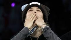BTS take credit for England football win in first UK show since 2019 bts-take-credit-for-england-football-win-in-first-uk-show-since-2019