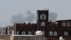 Yemen’s Houthis launch missiles at Saudi Arabia after strikes on Sanaa airport yemen’s-houthis-launch-missiles-at-saudi-arabia-after-strikes-on-sanaa-airport