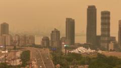 Orange haze from Canada wildfires seen in Ontario and northern US orange-haze-from-canada-wildfires-seen-in-ontario-and-northern-us
