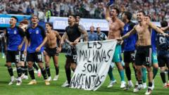 World Cup 2026: Argentina could face disciplinary action for displaying Falklands banner after beating England world-cup-2026:-argentina-could-face-disciplinary-action-for-displaying-falklands-banner-after-beating-england