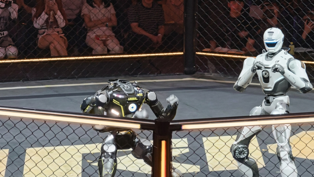 A damaged robot continued fighting after losing its head-mounted sensors a-damaged-robot-continued-fighting-after-losing-its-head-mounted-sensors