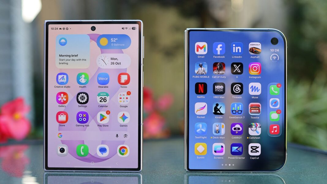 Apple iPhone Duo vs Samsung Galaxy Z Fold 8: I apple-iphone-duo-vs-samsung-galaxy-z-fold-8:-i