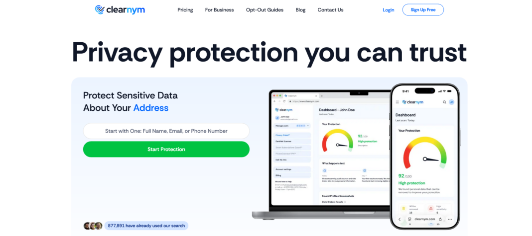 ClearNym data removal service review clearnym-data-removal-service-review