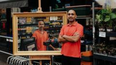 Shopkeeper in Catford immortalised by royal portrait artist shopkeeper-in-catford-immortalised-by-royal-portrait-artist